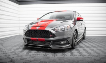 Дифузор під передній бампер Ford Focus MKIII версія ST післярест. фото