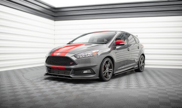 Дифузор під передній бампер Ford Focus MKIII версія ST післярест. фото