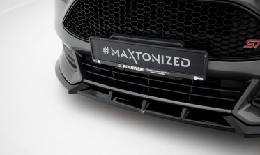 Тюнинг накладка на передний бампер Ford Focus ST MK3 2015-2018 вер. 6 фото