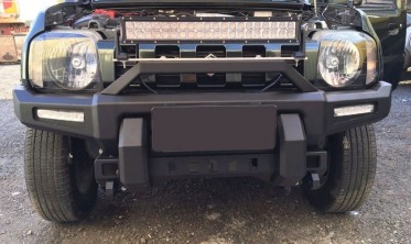 Силовий передній бампер Suzuki Jimny з діодами фото