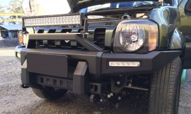 Силовий передній бампер Suzuki Jimny з діодами фото