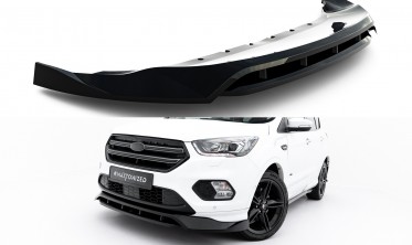Тюнинг накладка (юбка) на передний бампер Ford Kuga Mk2 ST-Line 2016-2019 фото