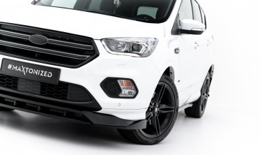 Тюнінг накладка (губа) на передній бампер Ford Kuga Mk2 ST-Line 2016-2019 фото