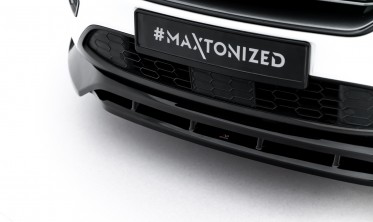 Тюнінг накладка (губа) на передній бампер Ford Kuga Mk2 ST-Line 2016-2019 фото