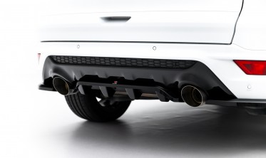 Тюнинг диффузор на задний бампер Ford Kuga Mk2 ST-Line 2016-2019 фото
