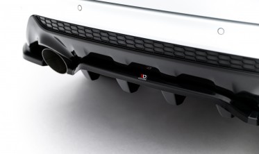 Тюнинг диффузор на задний бампер Ford Kuga Mk2 ST-Line 2016-2019 фото