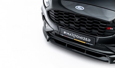 Тюнинг накладка (юбка) на передний бампер Ford S-Max Mk2 ST-Line рестайл 2023- фото