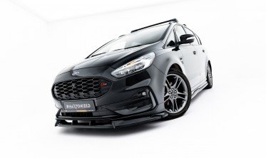 Тюнинг накладка (юбка) на передний бампер Ford S-Max Mk2 ST-Line рестайл 2023- фото