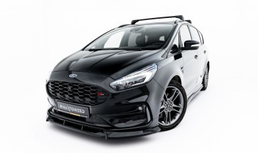 Тюнинг накладка (юбка) на передний бампер Ford S-Max Mk2 ST-Line рестайл 2023- фото