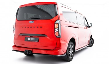 Тюнинг диффузор (накладка) заднего бампера Ford Transit Custom / Tourneo Custom Mk2 фото