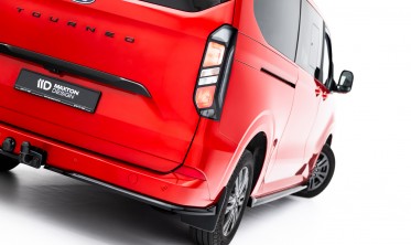Тюнинг диффузор (накладка) заднего бампера Ford Transit Custom / Tourneo Custom Mk2 фото
