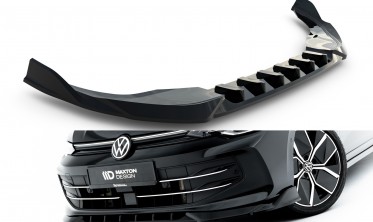Тюнинг накладка (юбка) на передний бампер VW Golf 8 рест. 2024- Maxton design вар. 1 фото