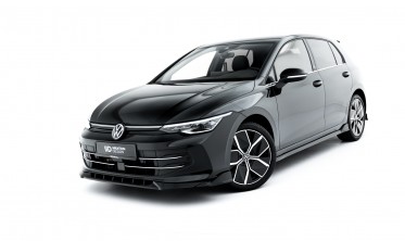 Тюнинг накладка (юбка) на передний бампер VW Golf 8 рест. 2024- Maxton design вар. 1 фото