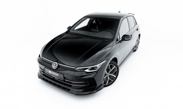 Тюнинг накладка (юбка) на передний бампер VW Golf 8 рест. 2024- Maxton design вар. 1 фото