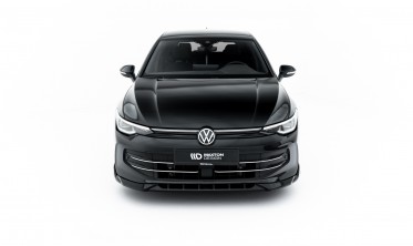 Тюнинг накладка (юбка) на передний бампер VW Golf 8 рест. 2024- Maxton design вар. 1 фото