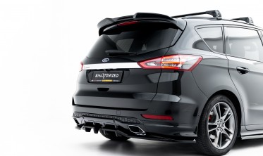 Тюнінговий дифузор (накладка) на задній бампер Ford S-Max Mk2 ST-Line фото