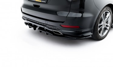 Тюнінговий дифузор (накладка) на задній бампер Ford S-Max Mk2 ST-Line фото