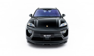 Тюнінг накладка (губа) на передній бампер Porsche Macan EV Mk1 фото