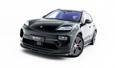 Тюнінг накладка (губа) на передній бампер Porsche Macan EV Mk1 фото