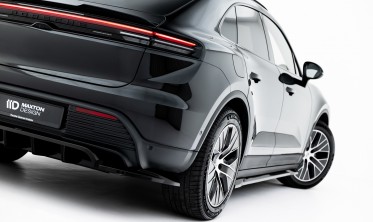 Тюнинг диффузор на задний бампер Porsche Macan EV Mk1 Maxton design фото