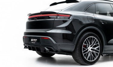 Тюнинг диффузор на задний бампер Porsche Macan EV Mk1 Maxton design фото