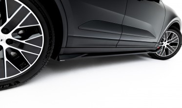 Тюнинг накладки (листвы) под пороги Porsche Macan EV Mk1 Макстон фото