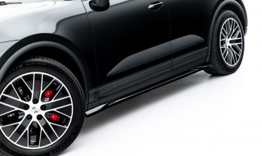 Тюнинг накладки (листвы) под пороги Porsche Macan EV Mk1 Макстон фото