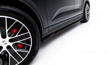 Тюнинг накладки (листвы) под пороги Porsche Macan EV Mk1 Макстон фото