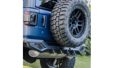 Силовой задний бампер Jeep Wrangler JL стиль Montana фото