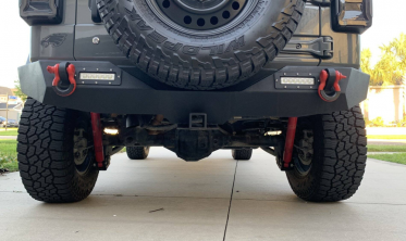 Силовой задний бампер Jeep Wrangler JL стиль Nevada фото