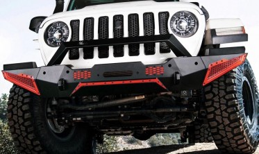 Силовой передний бампер Jeep Wrangler JL стиль Off-Road Texas фото