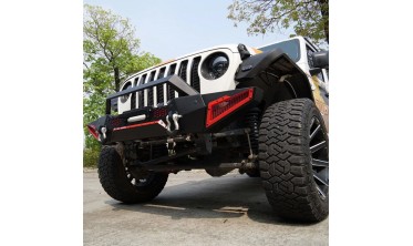 Силовой передний бампер Jeep Wrangler JL стиль Off-Road Texas фото