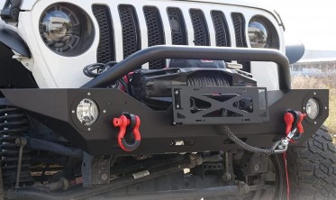 Силовой передний бампер Jeep Wrangler JL стиль Off-Road Oklahoma фото
