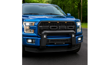 Кенгурятник, дуга Ford F150 2018–2020 вариант 1 фото