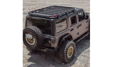 Алюмінієвий багажник з LED світлом Jeep Wrangler JL 2018-... довга версія фото