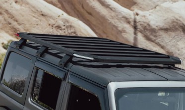 Алюмінієвий багажник з LED світлом Jeep Wrangler JL 2018-... довга версія фото