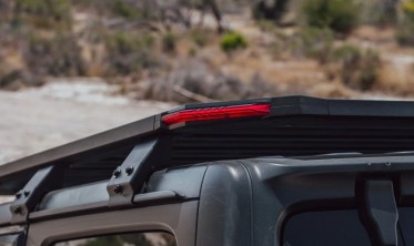 Алюмінієвий багажник з LED світлом Jeep Wrangler JL 2018-... довга версія фото