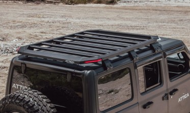 Алюмінієвий багажник з LED світлом Jeep Wrangler JL 2018-... довга версія фото