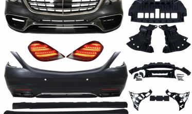 Рестайлінг комплект Mercedes-Benz S-Class W222 стиль S63 AMG фото