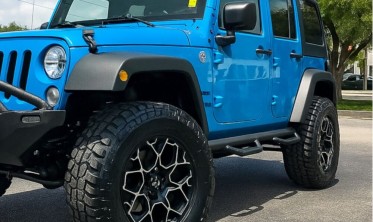 Стальні бокові силові пороги Jeep Wrangler JK (2007-2018) long версія 3 фото