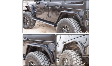 розширювачі арок (накладки на арки) JEEP WRANGLER JK версія 1 з LED фото