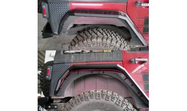 розширювачі арок (накладки на арки) JEEP WRANGLER JK версія 1 з LED фото