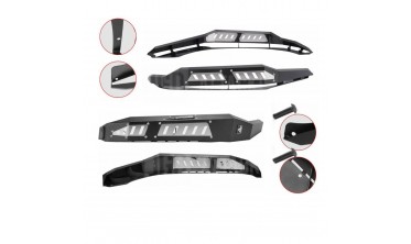 расширители арок (накладки на арки) JEEP WRANGLER JK  версия 2 с LED фото