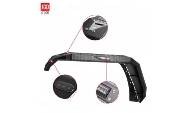 расширители арок (накладки на арки) JEEP WRANGLER JK  версия 2 с LED фото