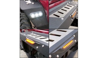 расширители арок (накладки на арки) JEEP WRANGLER JK  версия 2 с LED фото