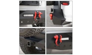 Cиловой задний бампер Jeep Wrangler JK стиль Off-Road Nevada фото
