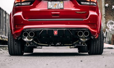 Диффузор заднего бампера Jeep grand cherokee wk 2 (2014-2021) srt v2 фото