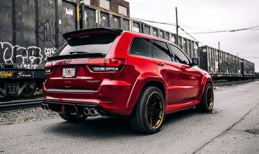 Диффузор заднего бампера Jeep grand cherokee wk 2 (2014-2021) srt v2 фото