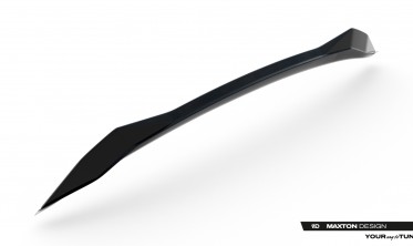 Нижній 3D спойлер (накладка) на кришку багажника Lexus RX Mk4 післярестайл фото