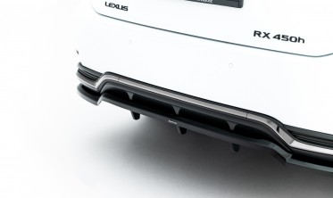 Тюнінговий дифузор (накладка) на задній бампер Lexus RX Mk4 рестайл фото